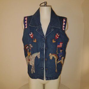 Dont Mess With Texas Vest Medium Excellent Cond.